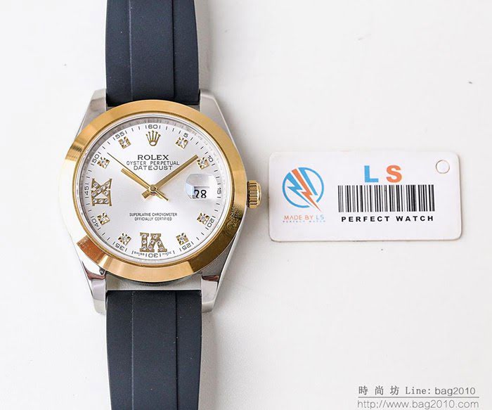 ROLEX勞力士 日誌月相型 904蠔式鋼 18k微納米電鍍金 五珠帶 三度防水性能 全自動進口機械男表  wssb5065